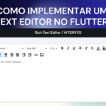 Rich Text Editor no FlutterFlow